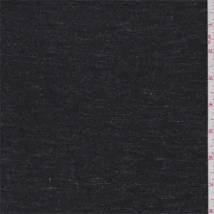 3 5/8 YD PC-Heather Black/White Sweater Knit Fabric