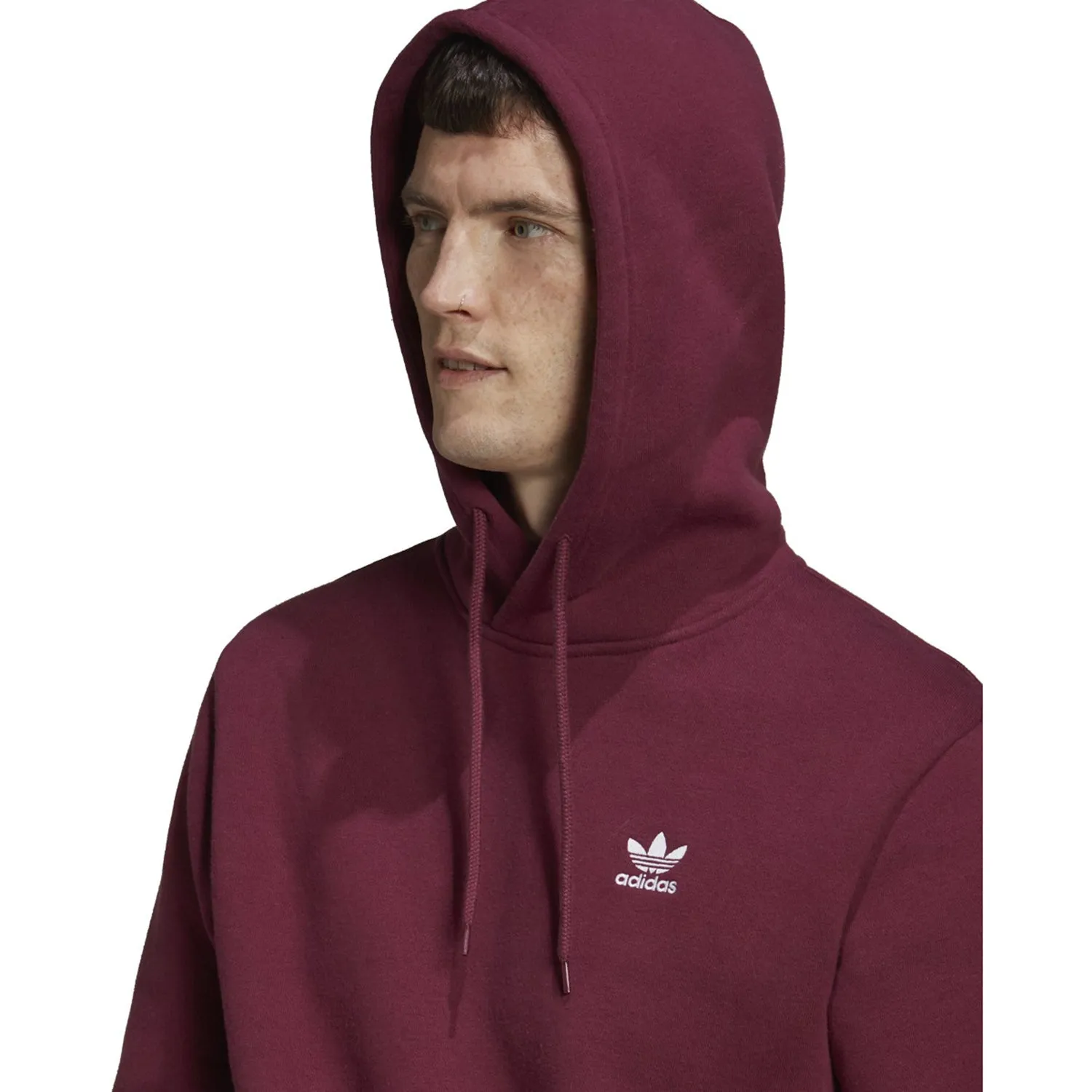 Adidas Adicolor Essentials Trefoil Men's Hoodie Burgundy