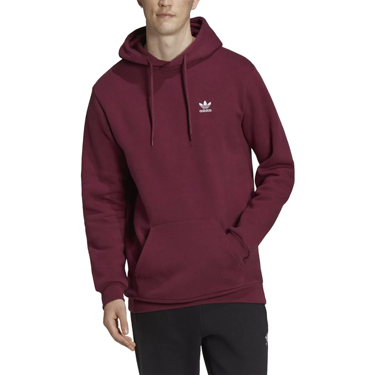 Adidas Adicolor Essentials Trefoil Men's Hoodie Burgundy