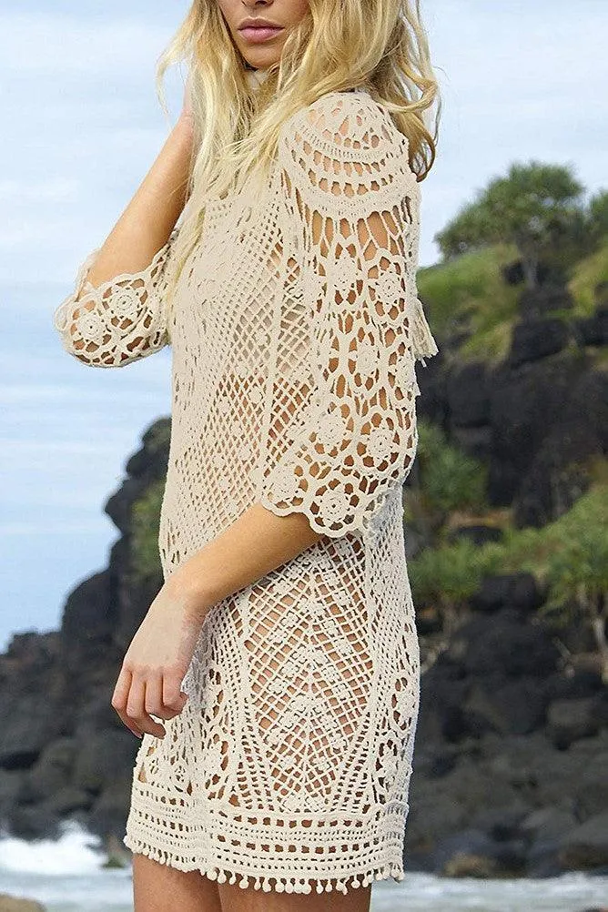 Backless Boho Swim Coverup