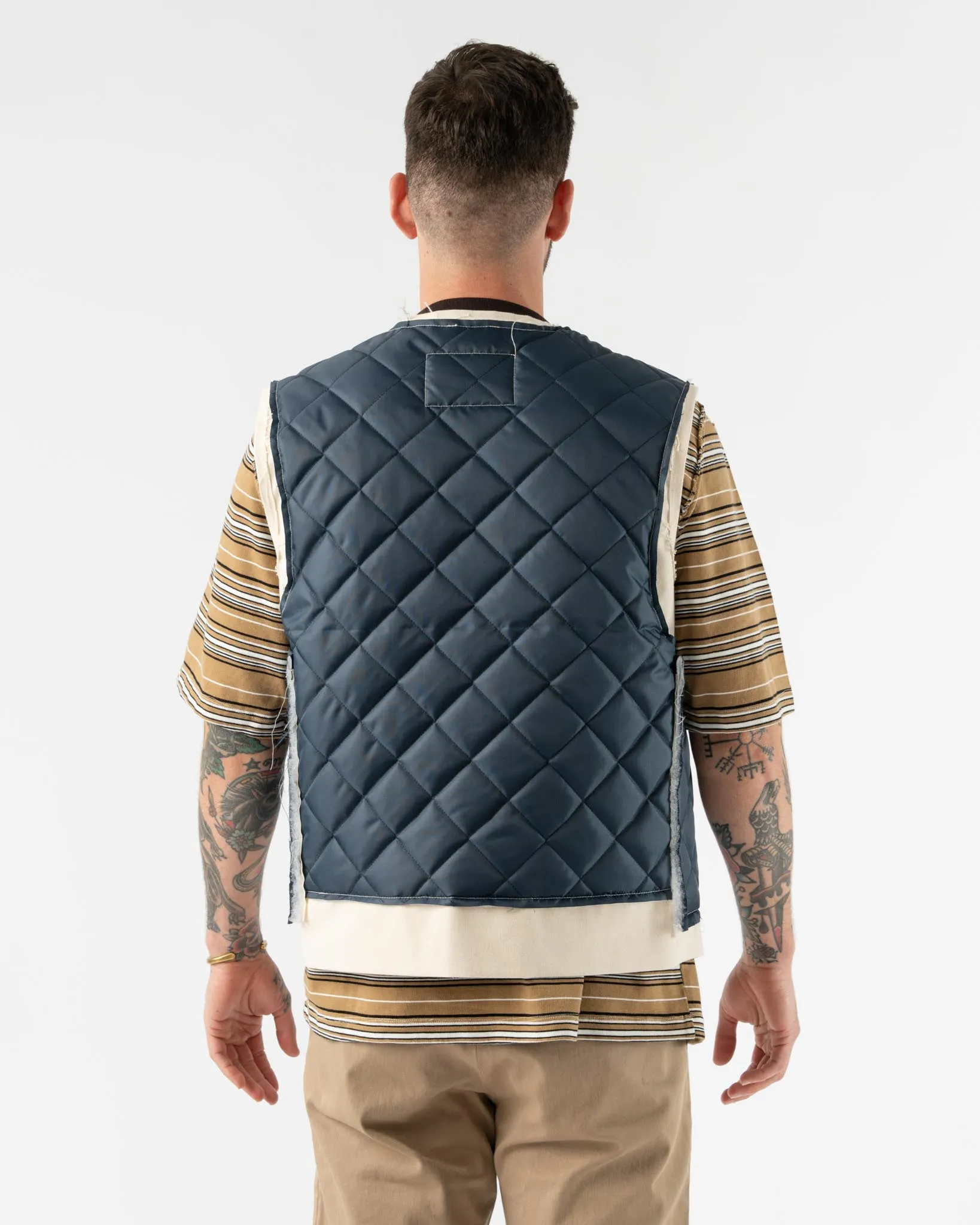 Camiel Fortgens Research Zip Vest in Navy