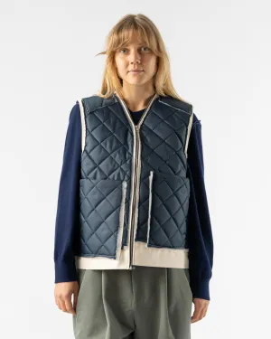 Camiel Fortgens Research Zip Vest in Navy