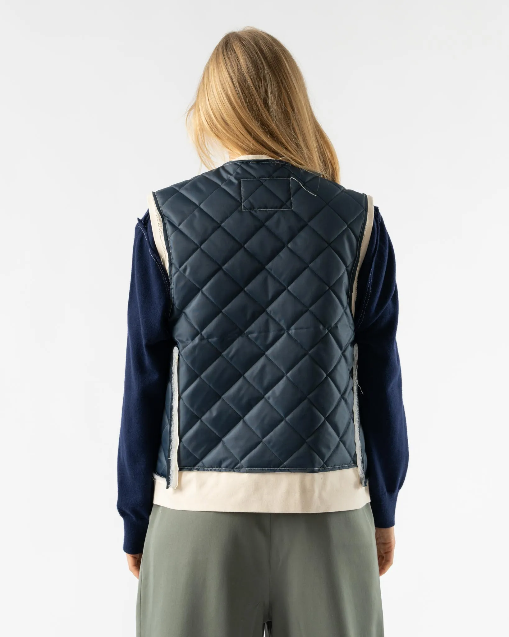 Camiel Fortgens Research Zip Vest in Navy