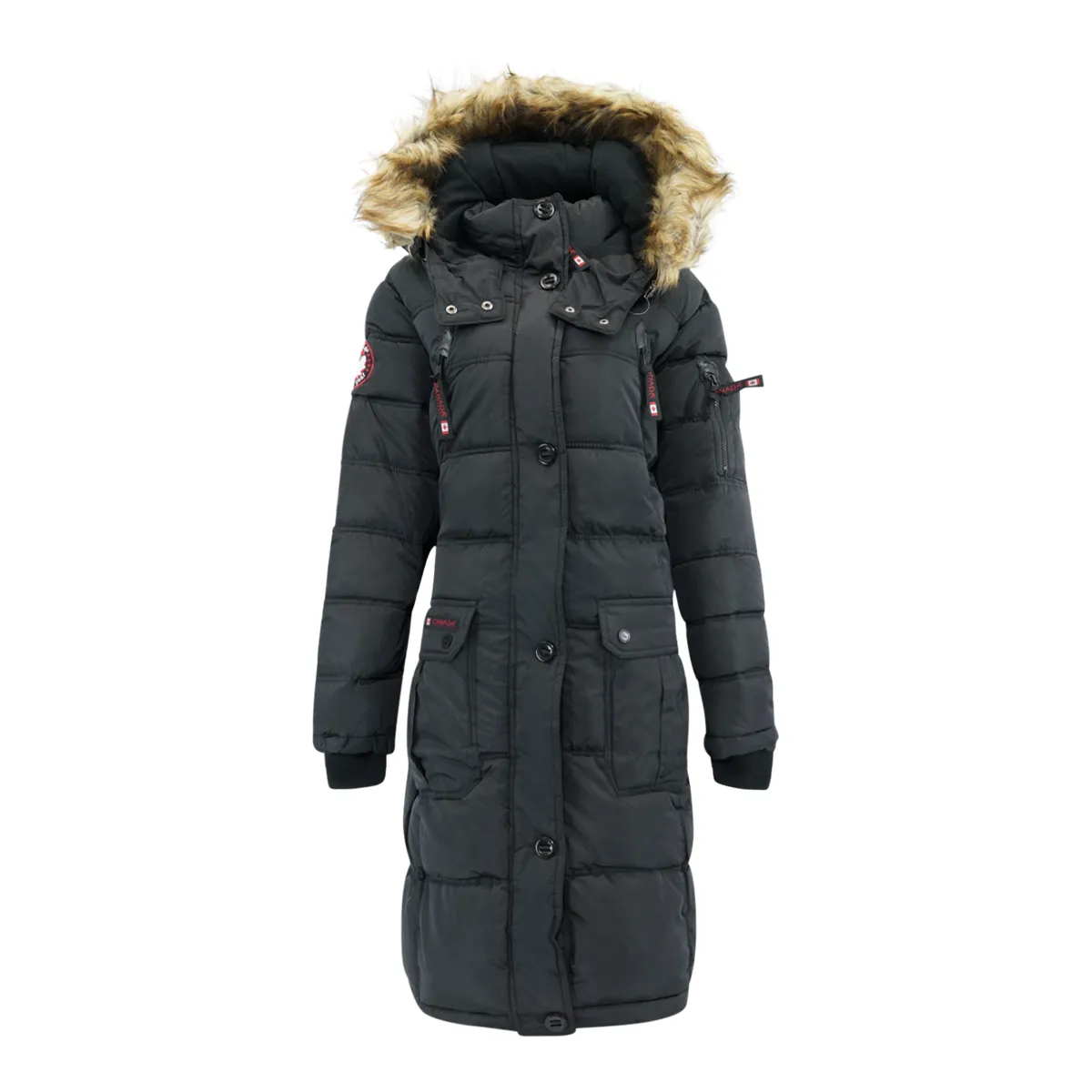 Canada Weather Gear Women's Long Puffer Jacket