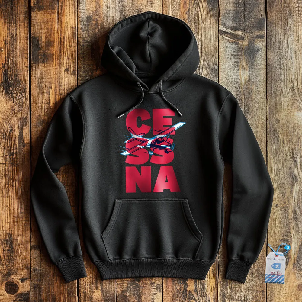 Cessna Letters - Pullover Hoodie