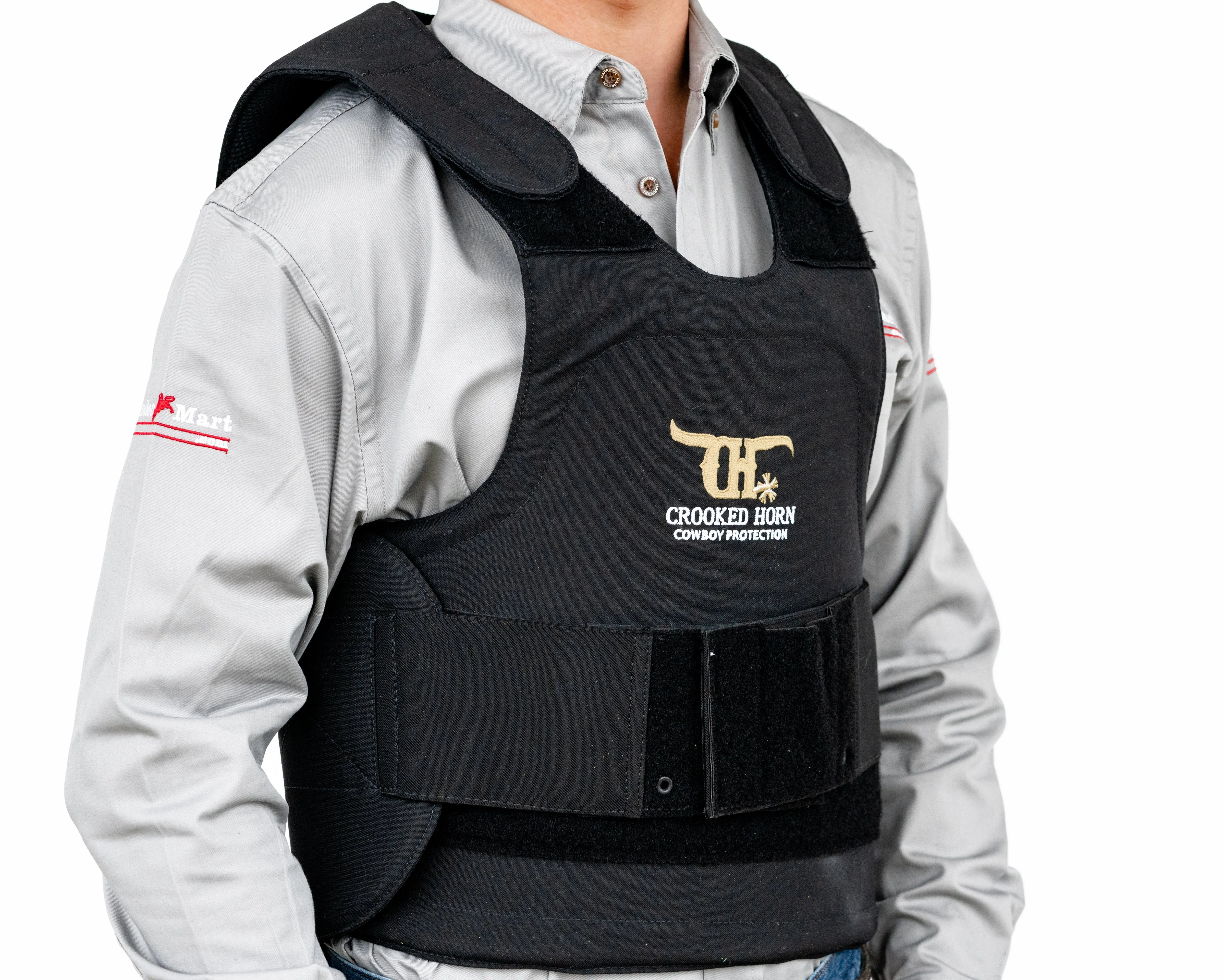 Crooked Horn Bullfighter Cordura Rodeo Vest - Adult