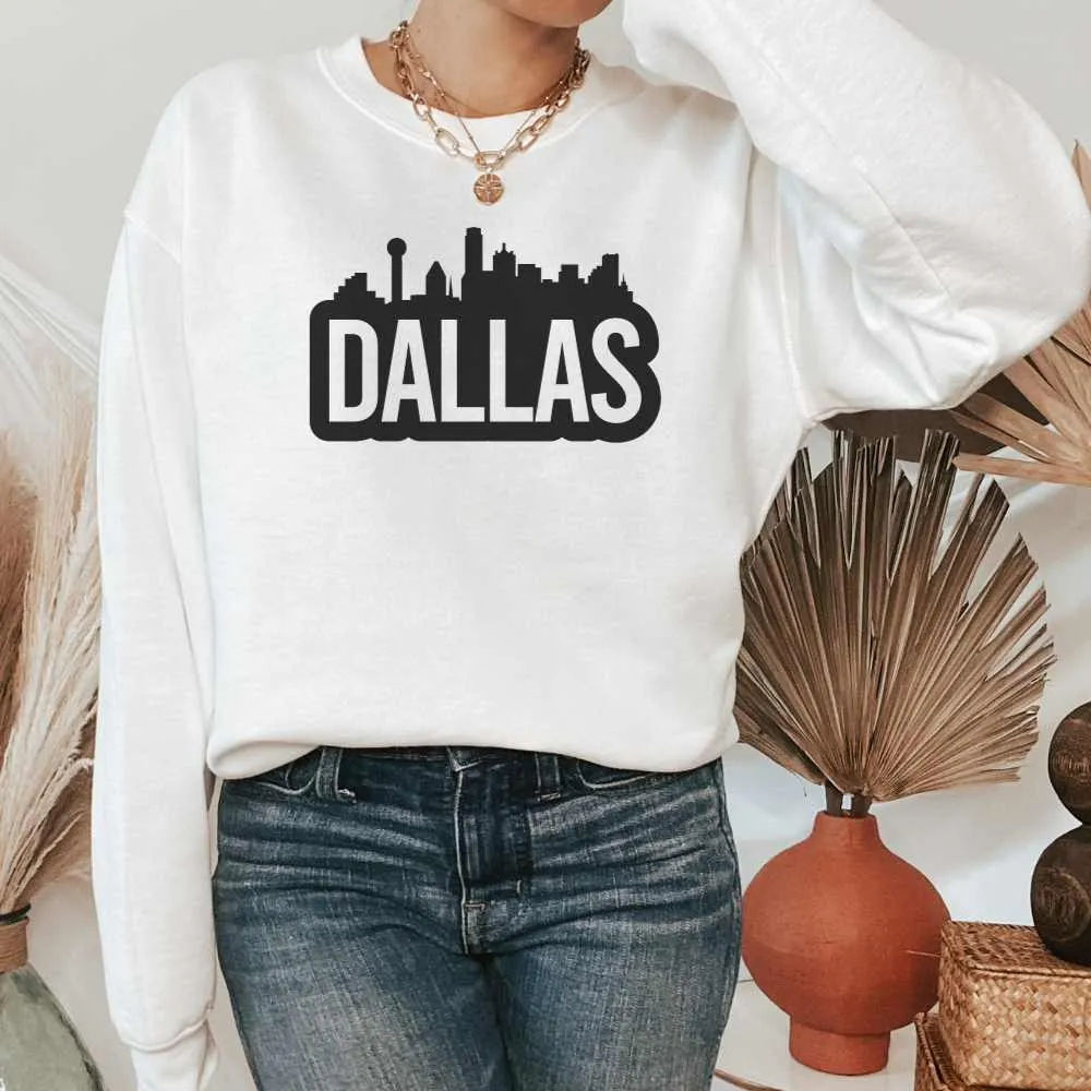 Dallas Texas Skyline Sweatshirt