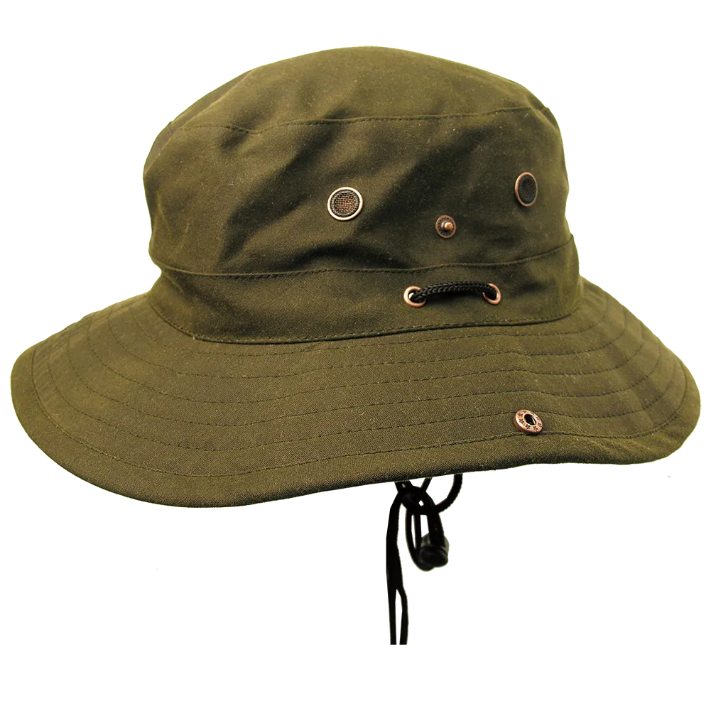 Dalston Bucket Hat in Olive