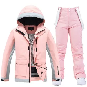 DFHGOI Colorful Snowboard / Ski Jacket Womens