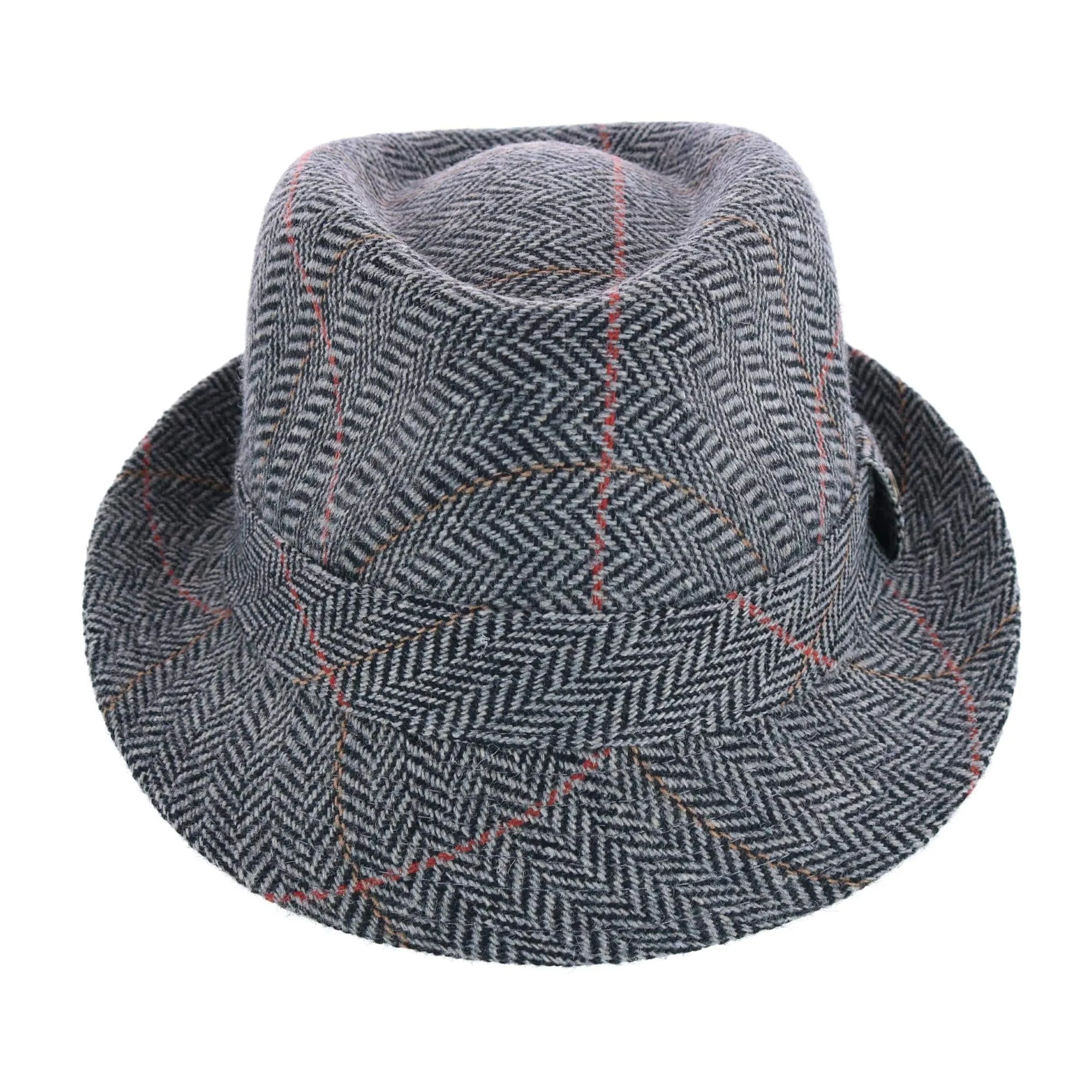 Epoch Hats Company Men's Classic Plaid Wool Fedora Hat