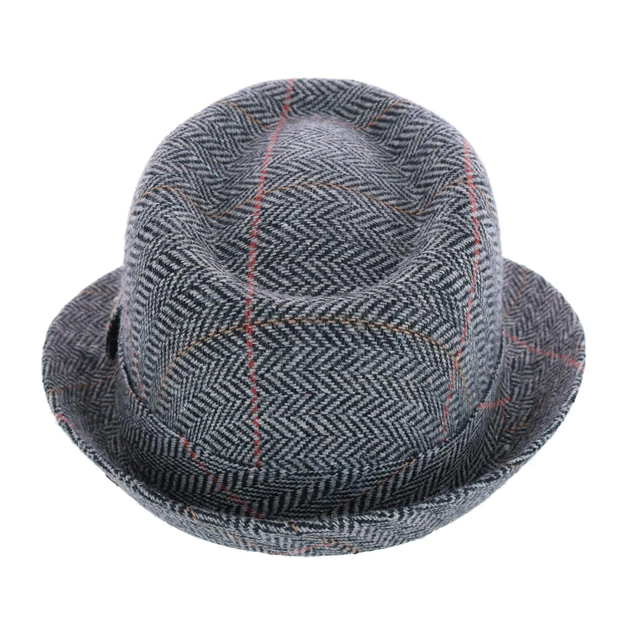 Epoch Hats Company Men's Classic Plaid Wool Fedora Hat