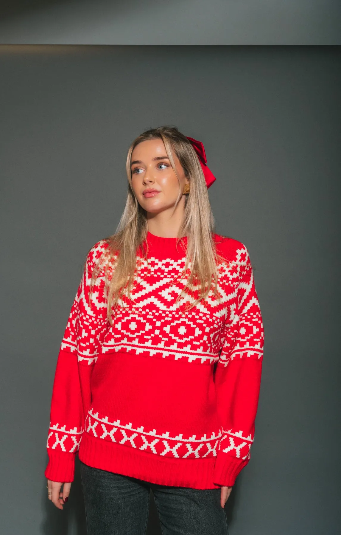 Fairisle Sweater 2.0 | Red