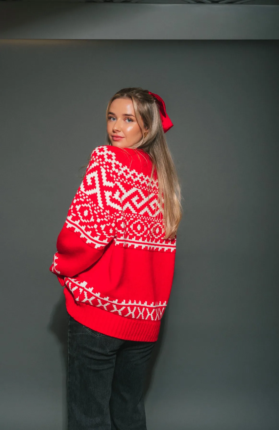 Fairisle Sweater 2.0 | Red