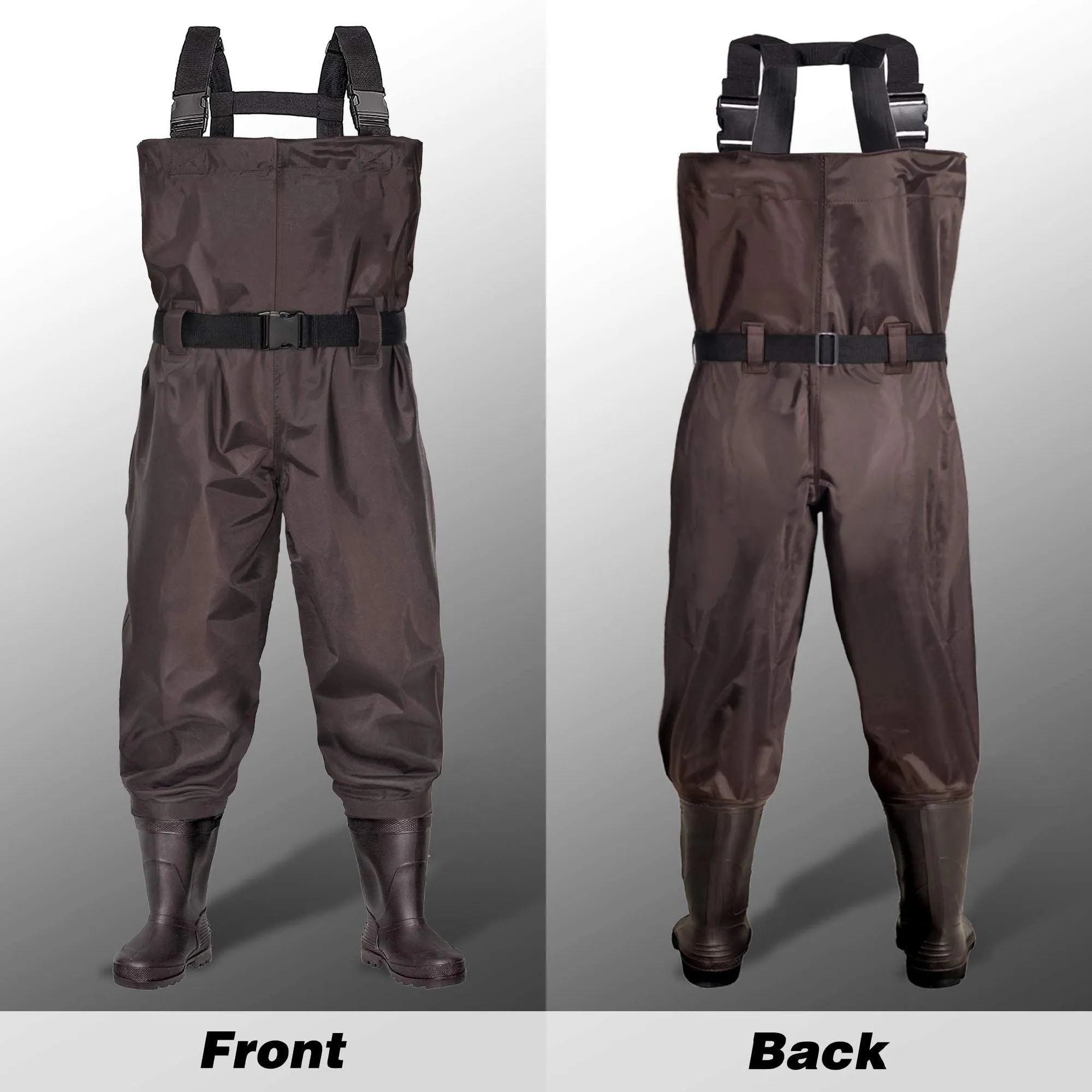 Fishing Waders Chest Waterproof Light Weight Nylon Bootfoot Waders