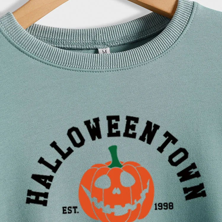 HALLOWEENTOWN Fashion Women's Round Neck Bottoming Autumn and Winter Long Sleeve Ladies Sweater