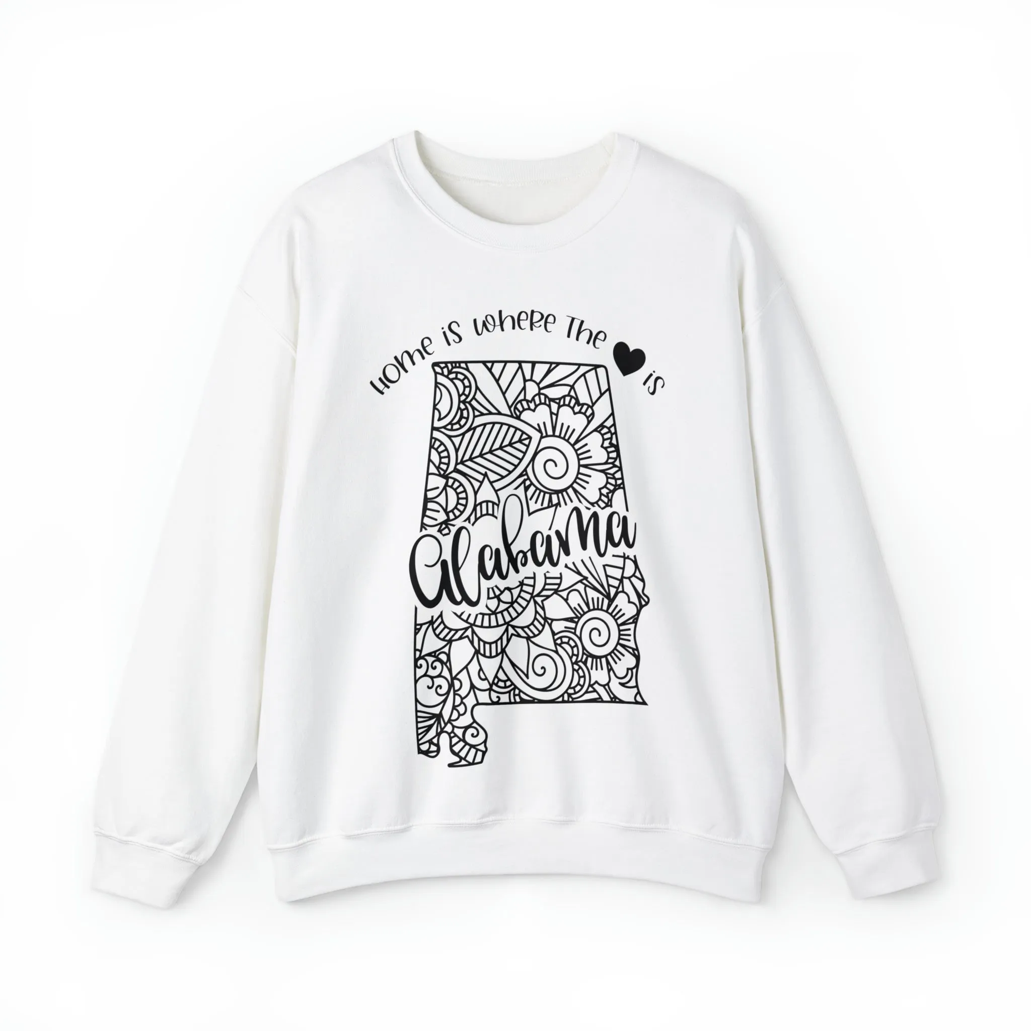 Home is Where the Heart is Alabama Sweatshirt