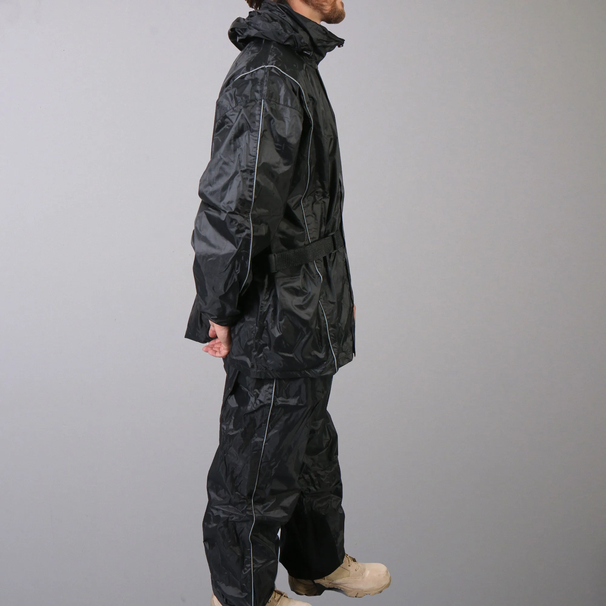 Hot Leathers Nylon Rain Suit w/Tote