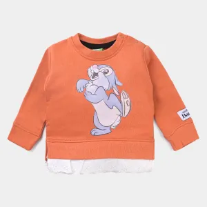 Infants Girls Fleece Sweatshirt Bambi - Brown