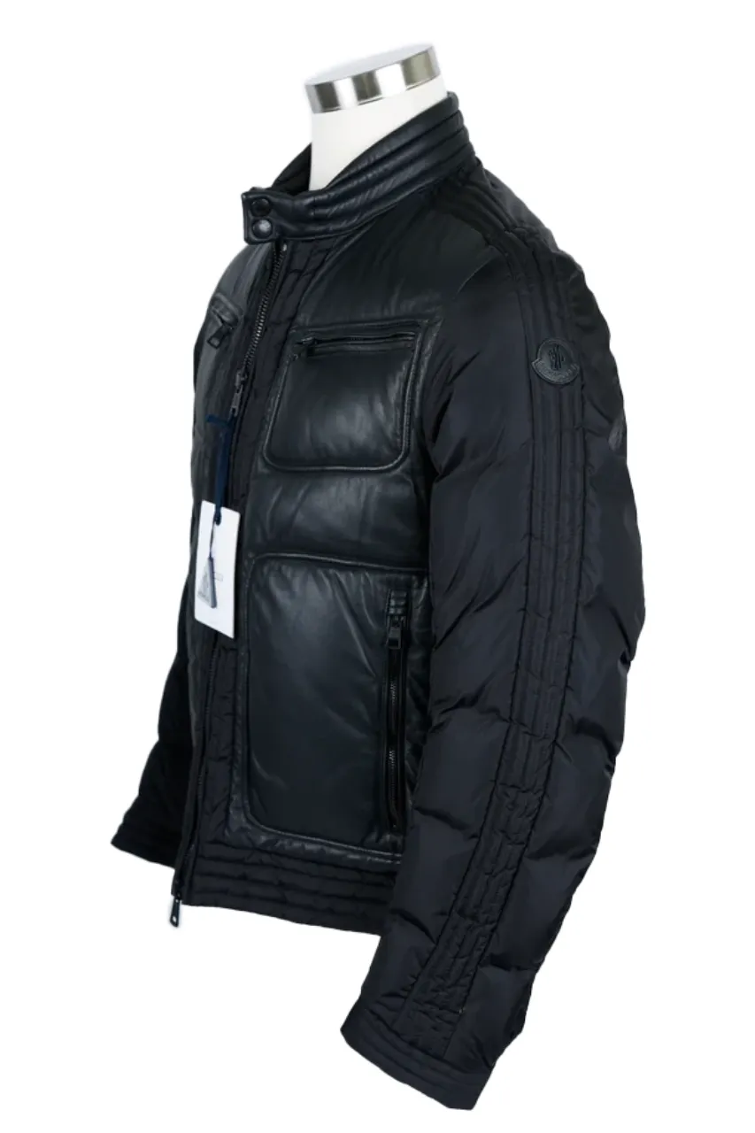 Leather Poly Puffer