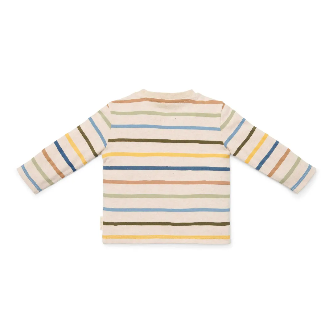 Little Dutch Kleuter Winter T-Shirt Lange Mouw Multi Stripe | Meerkleurig