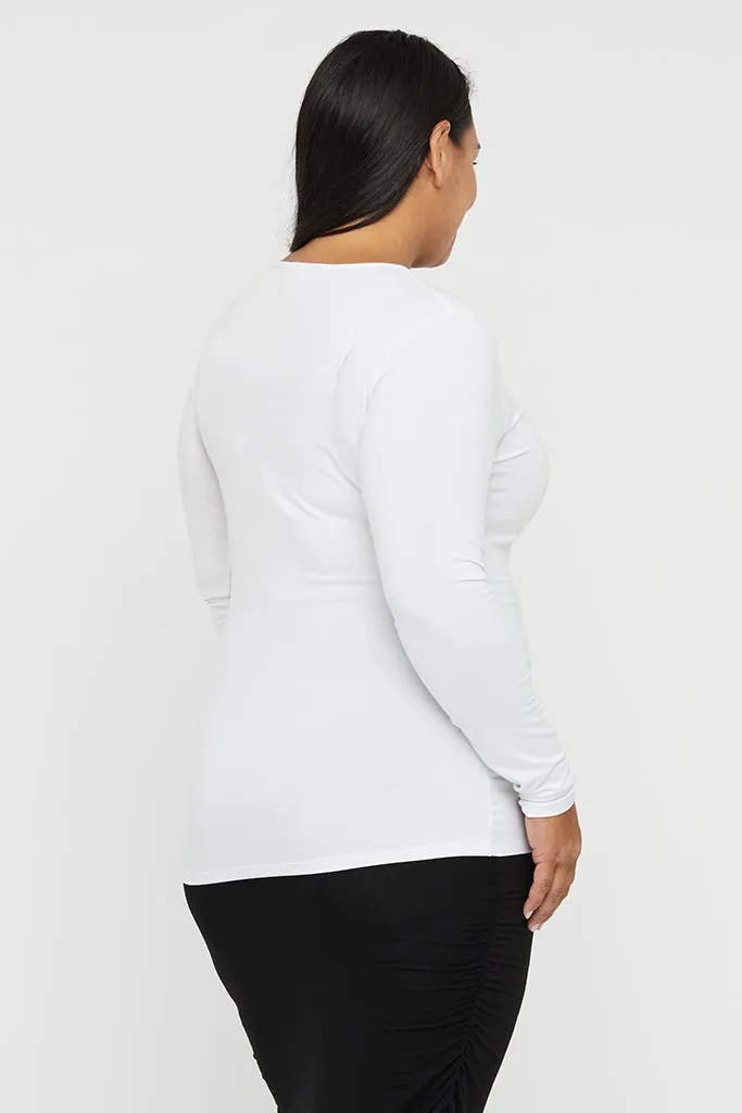 L/S Layering Top - White