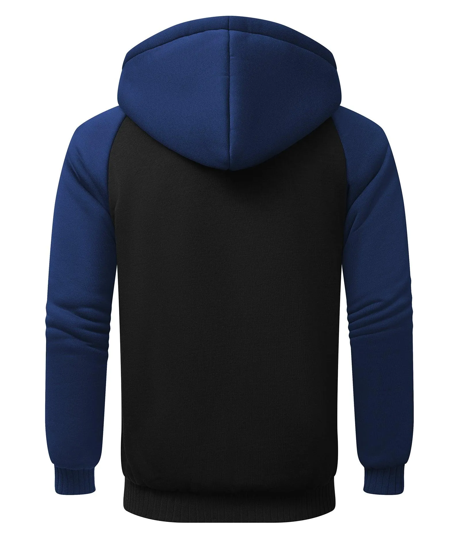 Men's Zip Up Fleece Lined Hoodie-ZPK006586