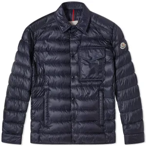 Moncler Tenibres Padded Overshirt, navy blue