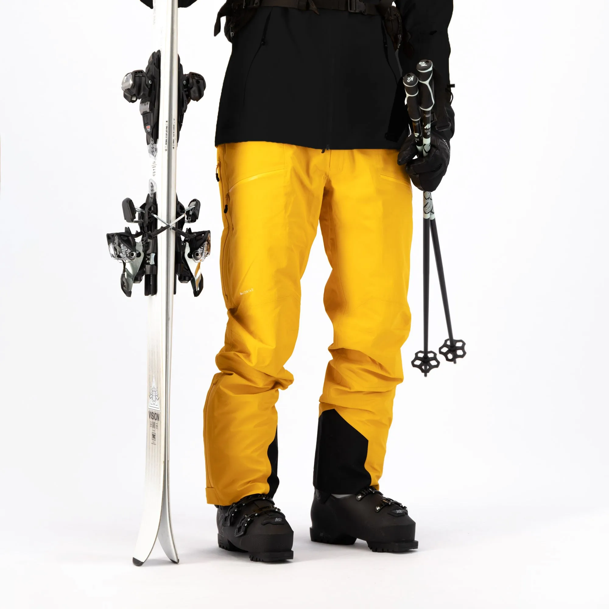 Mountain Shell Pants Yellow | Mens