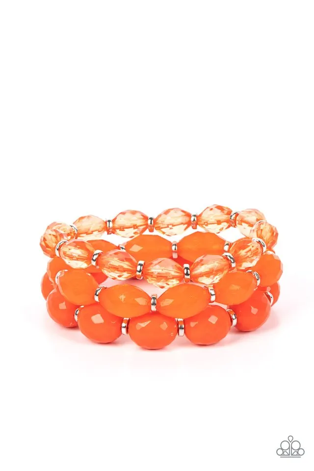 Paparazzi Bracelet ~ High Tide Hammock - Orange