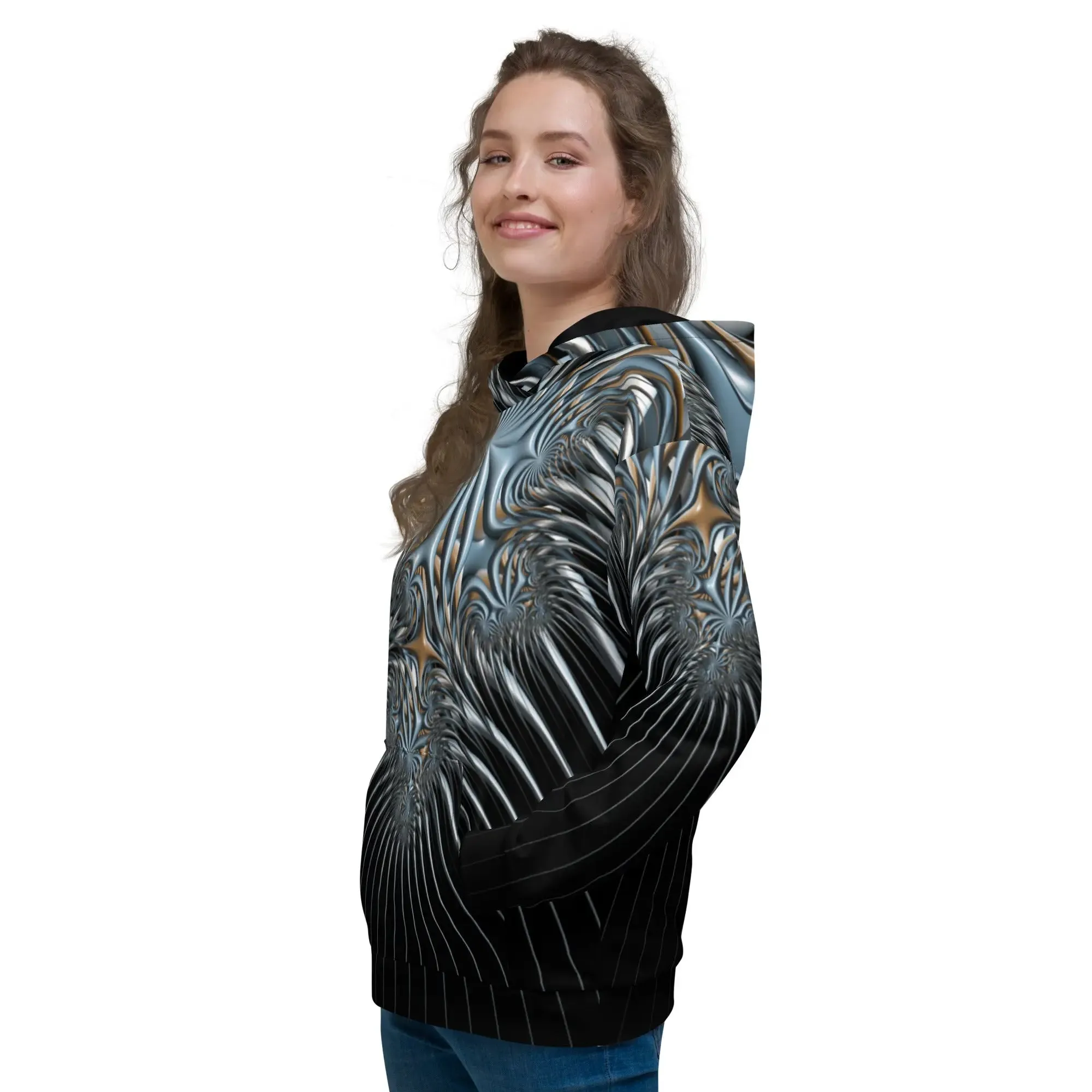 "Galactic Starfish" Collection - Space Creature Unisex Hoodie