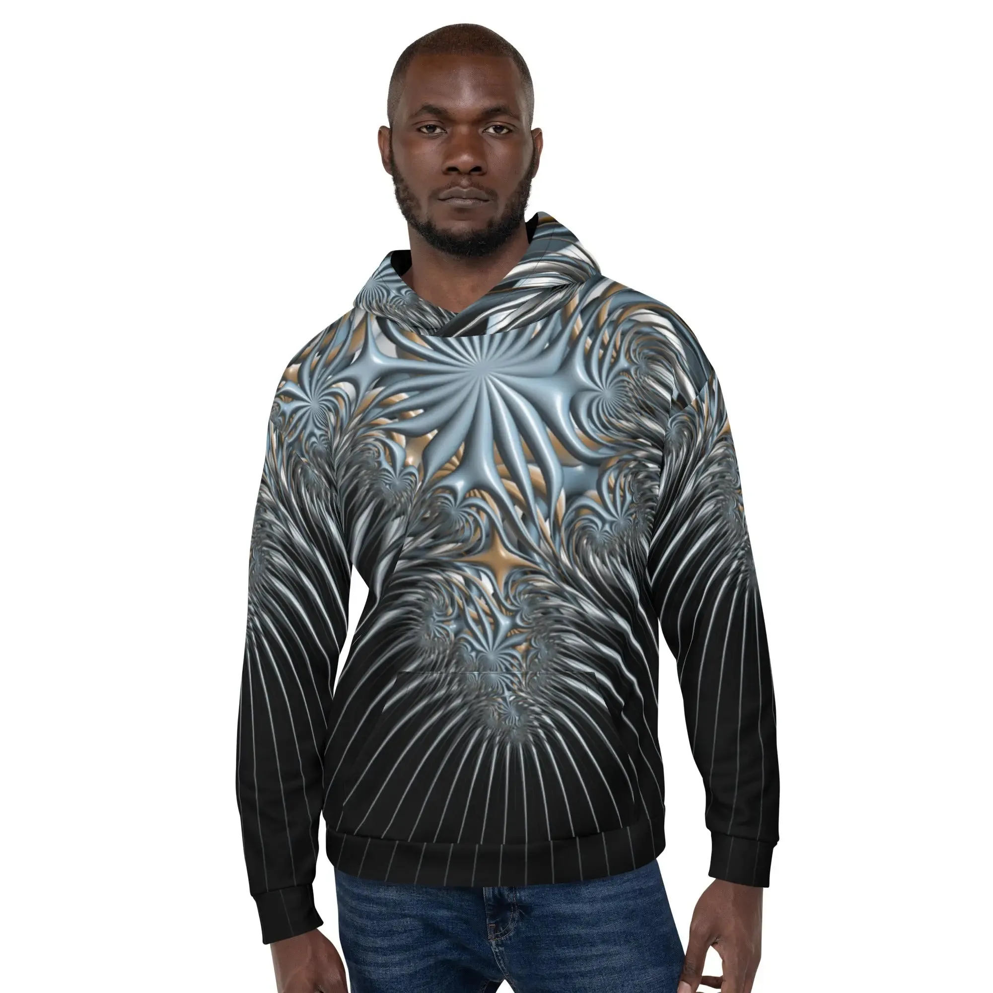 "Galactic Starfish" Collection - Space Creature Unisex Hoodie