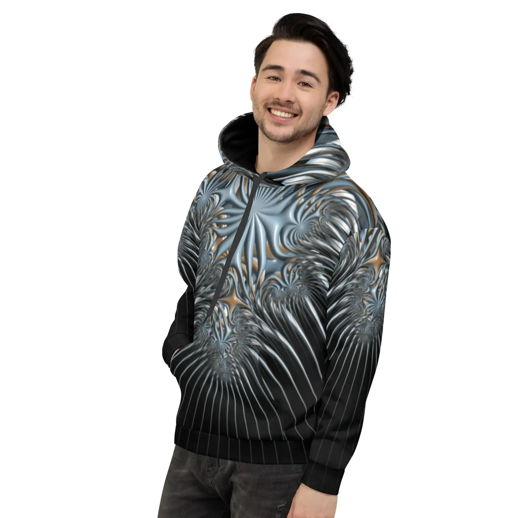 "Galactic Starfish" Collection - Space Creature Unisex Hoodie