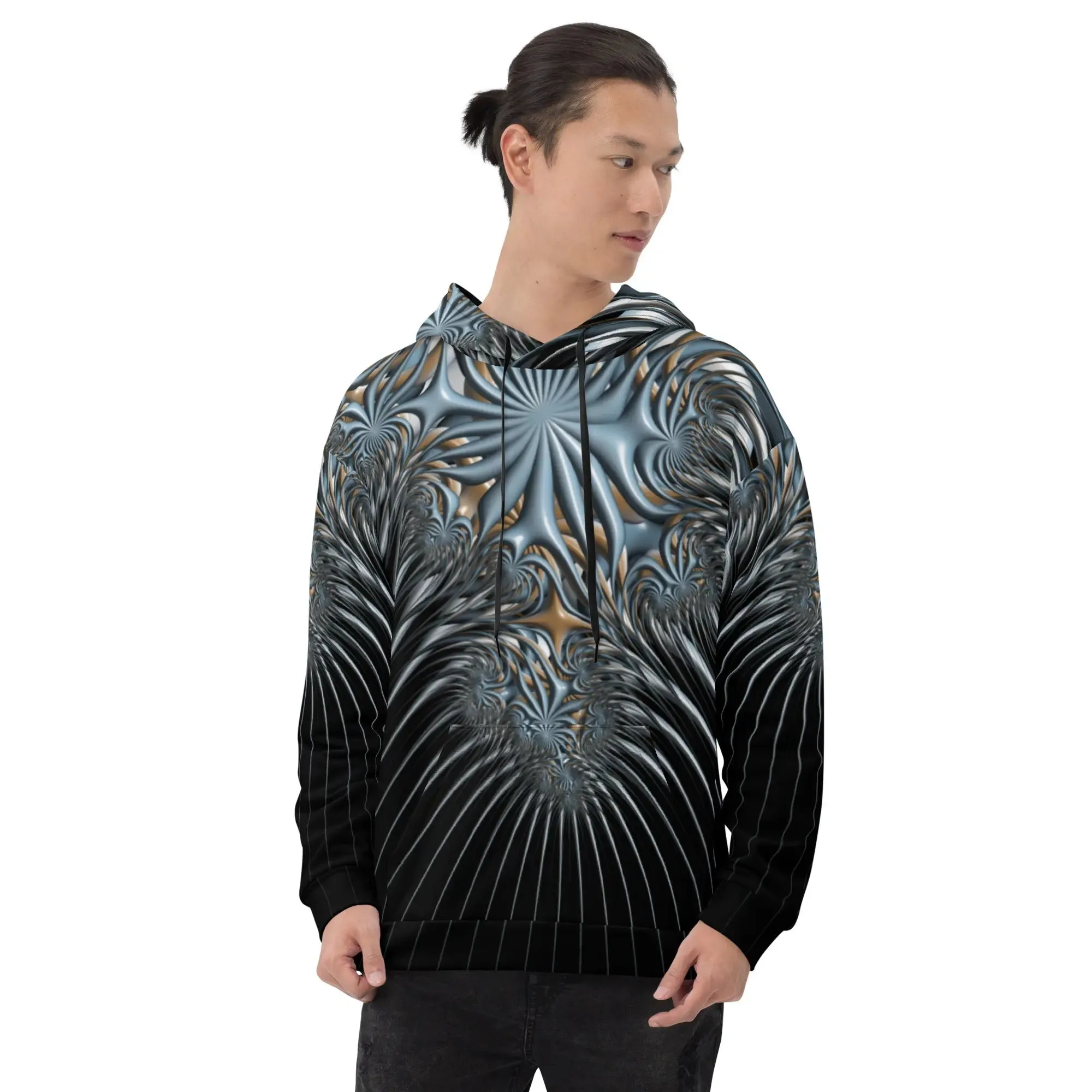 "Galactic Starfish" Collection - Space Creature Unisex Hoodie