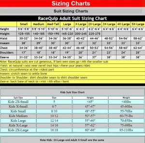 RaceQuip Chevron-1 FRC SFI-1 Suits 130923RQP