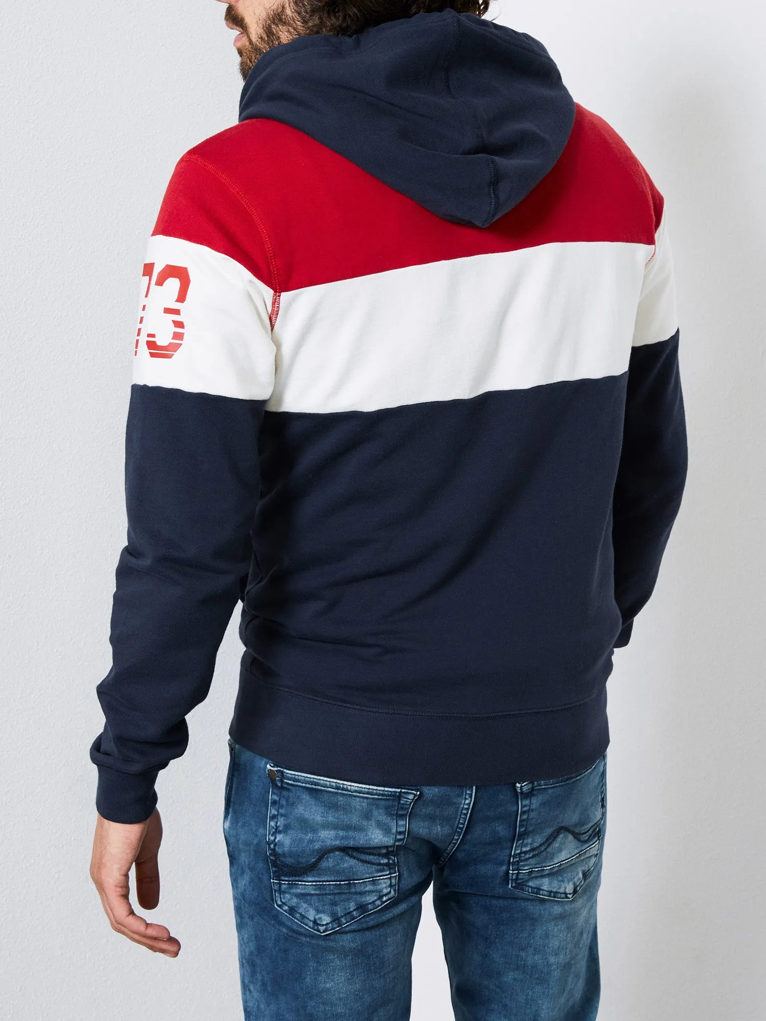 Racing-style cardigan