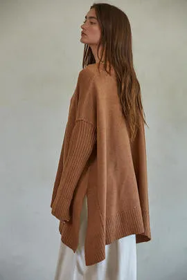 Rei Pullover Top in Brown