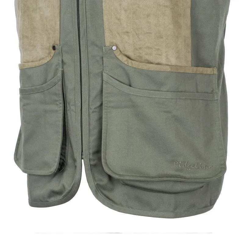 Ridgeline Report Mens Shooting Vest - Olive