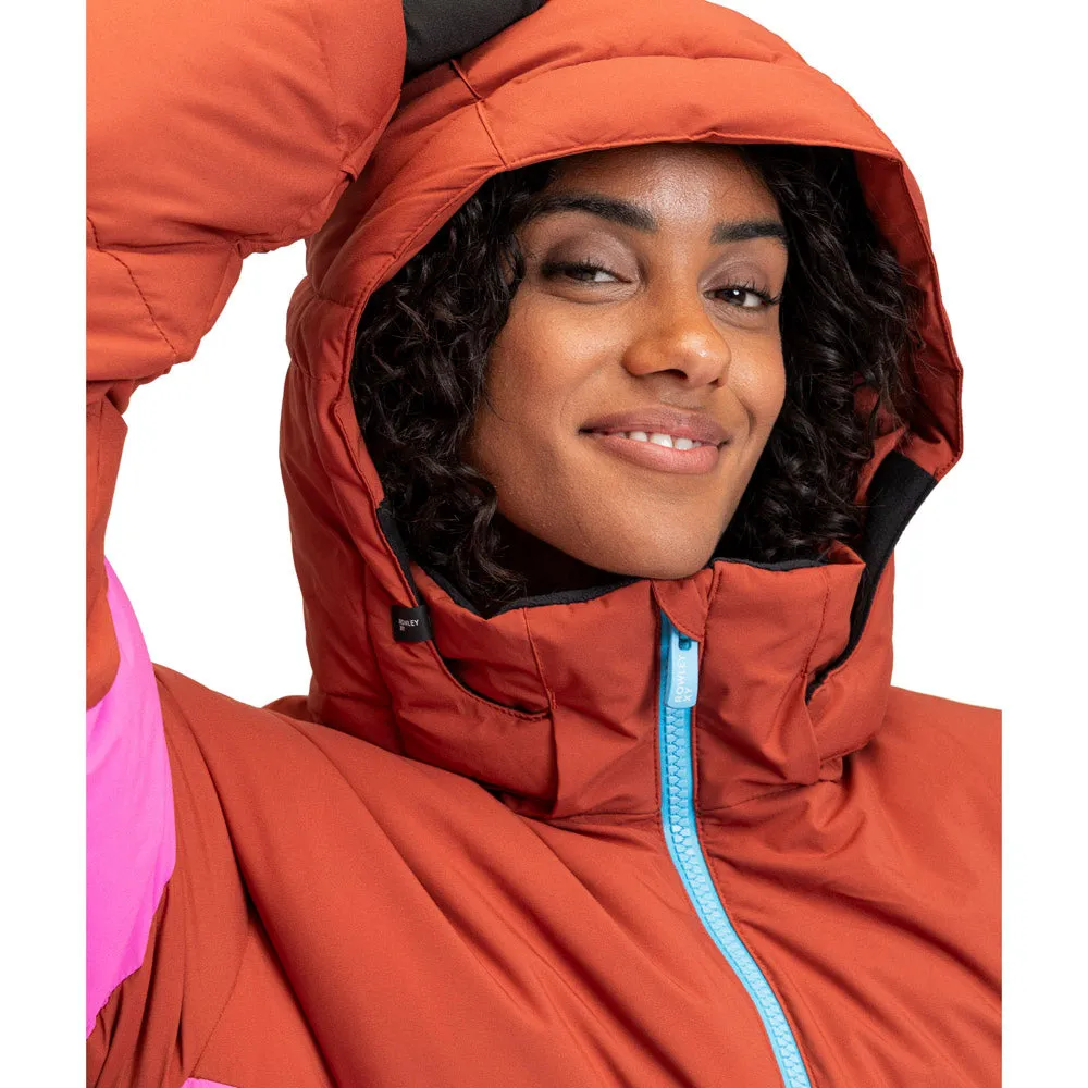 Roxy X Rowley Block Puffer Snowboard Jacket - Womens