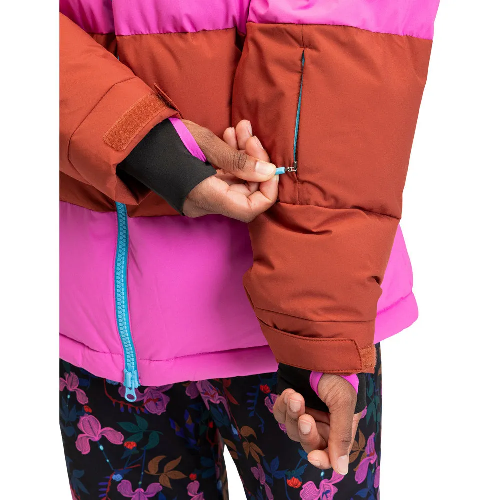 Roxy X Rowley Block Puffer Snowboard Jacket - Womens