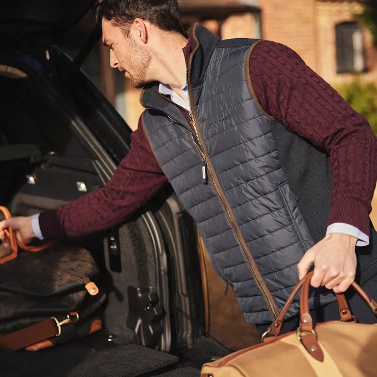 Schoffel Oakham Hybrid Gilet - Petrol Blue