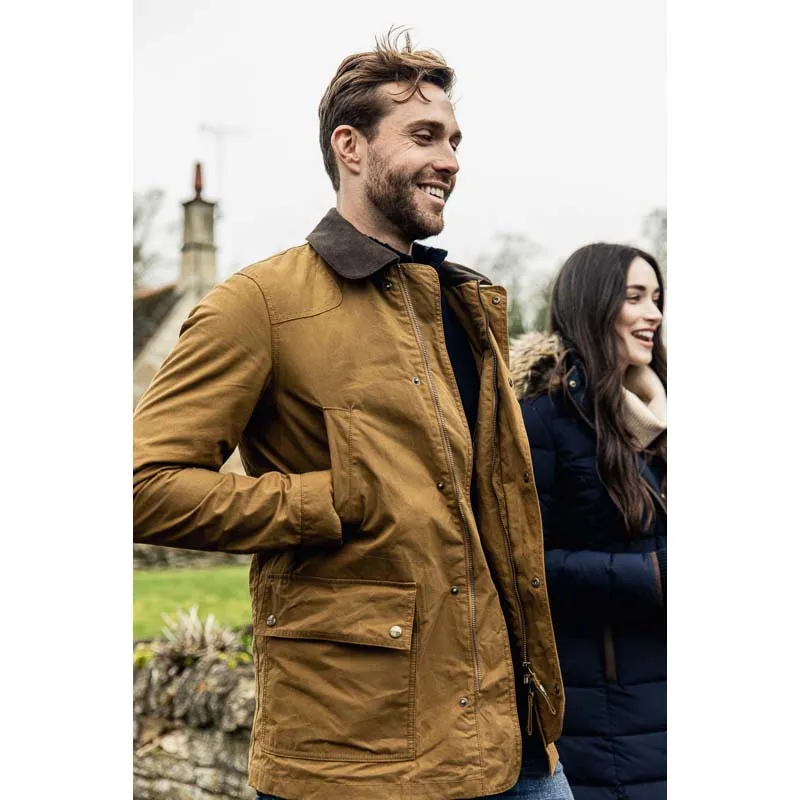 Schoffel Preston Mens Wax Jacket - Bracken