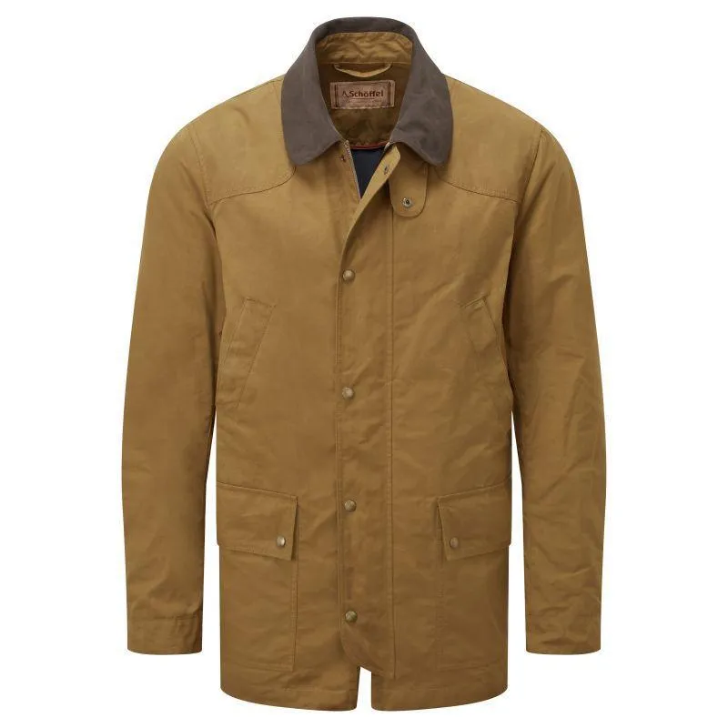 Schoffel Preston Mens Wax Jacket - Bracken