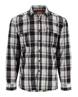 Simms Men's ColdWeather LS Shirt / Gunmetal Logan Plaid