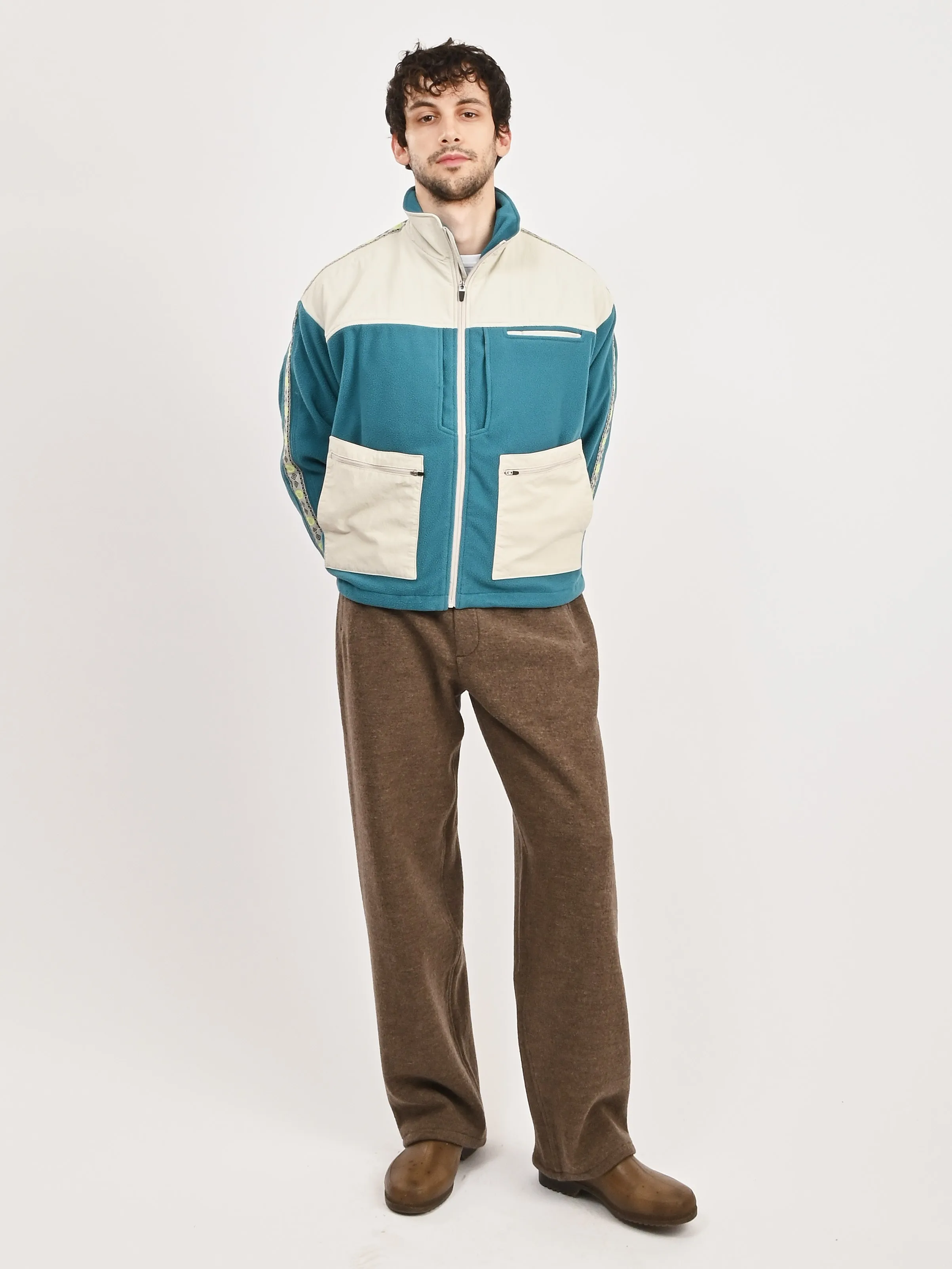 Teal/Grey Pamona Winter Running Jacket