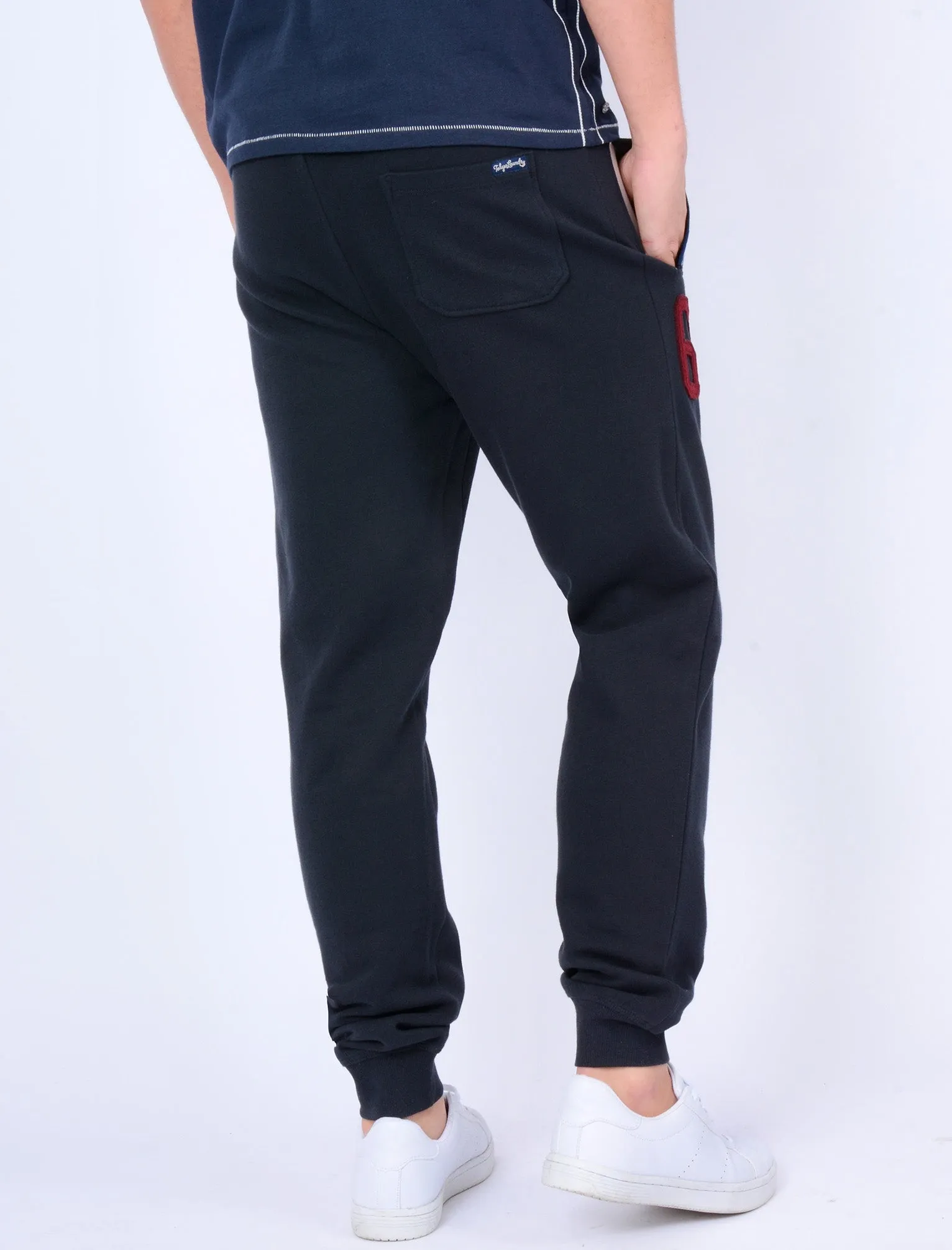 Timberwolf Cuffed Joggers in Black - Tokyo Laundry