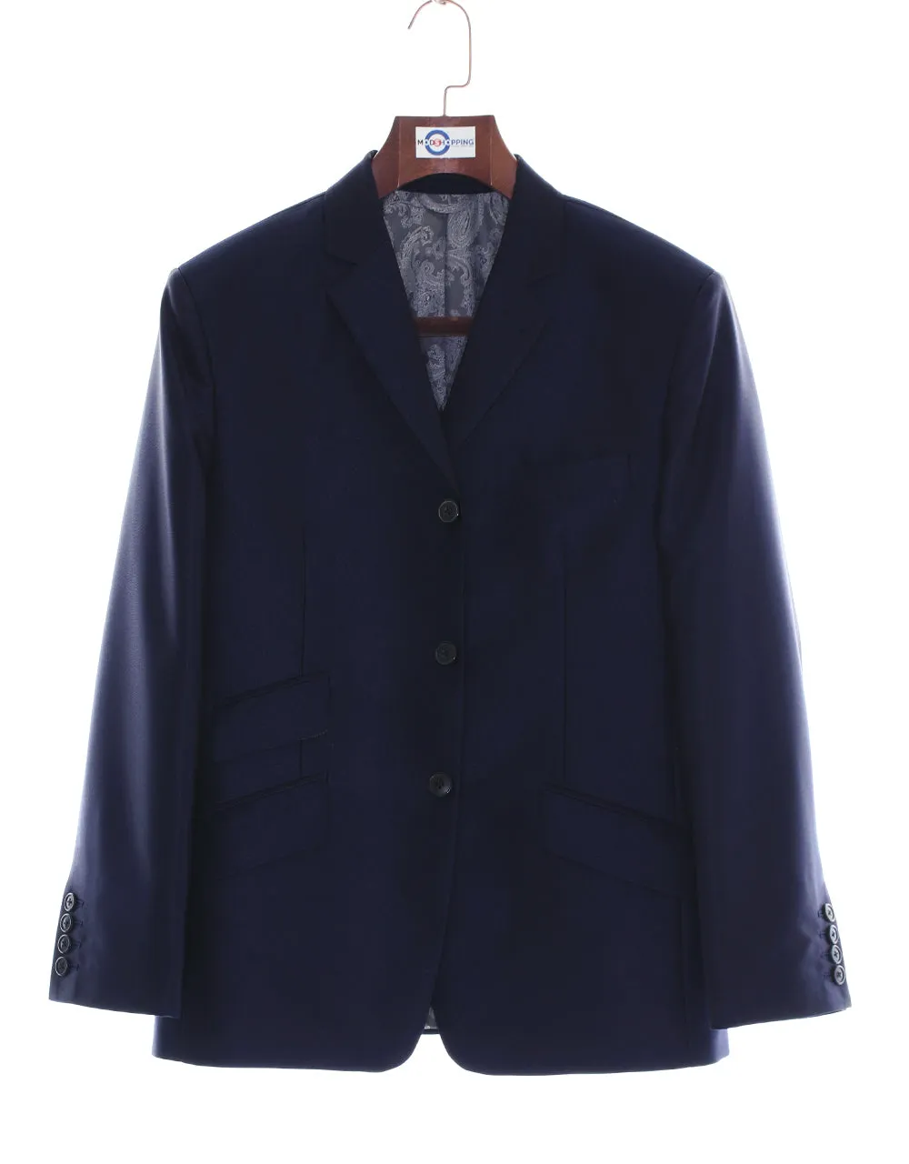 Tonic Suit | Dark Navy Blue Mod Tonic Suit