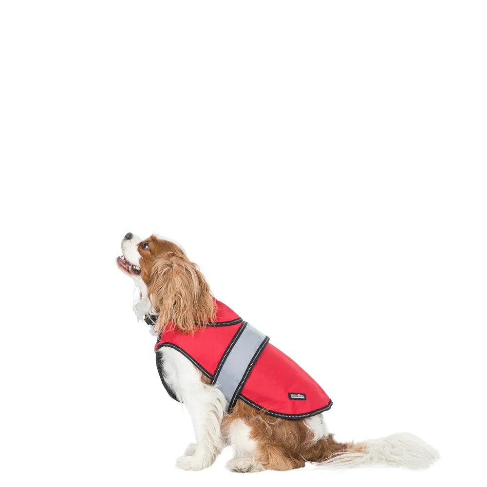 Trespaws Duke 2 IN 1 Red Waterproof Dog Jacket (S)