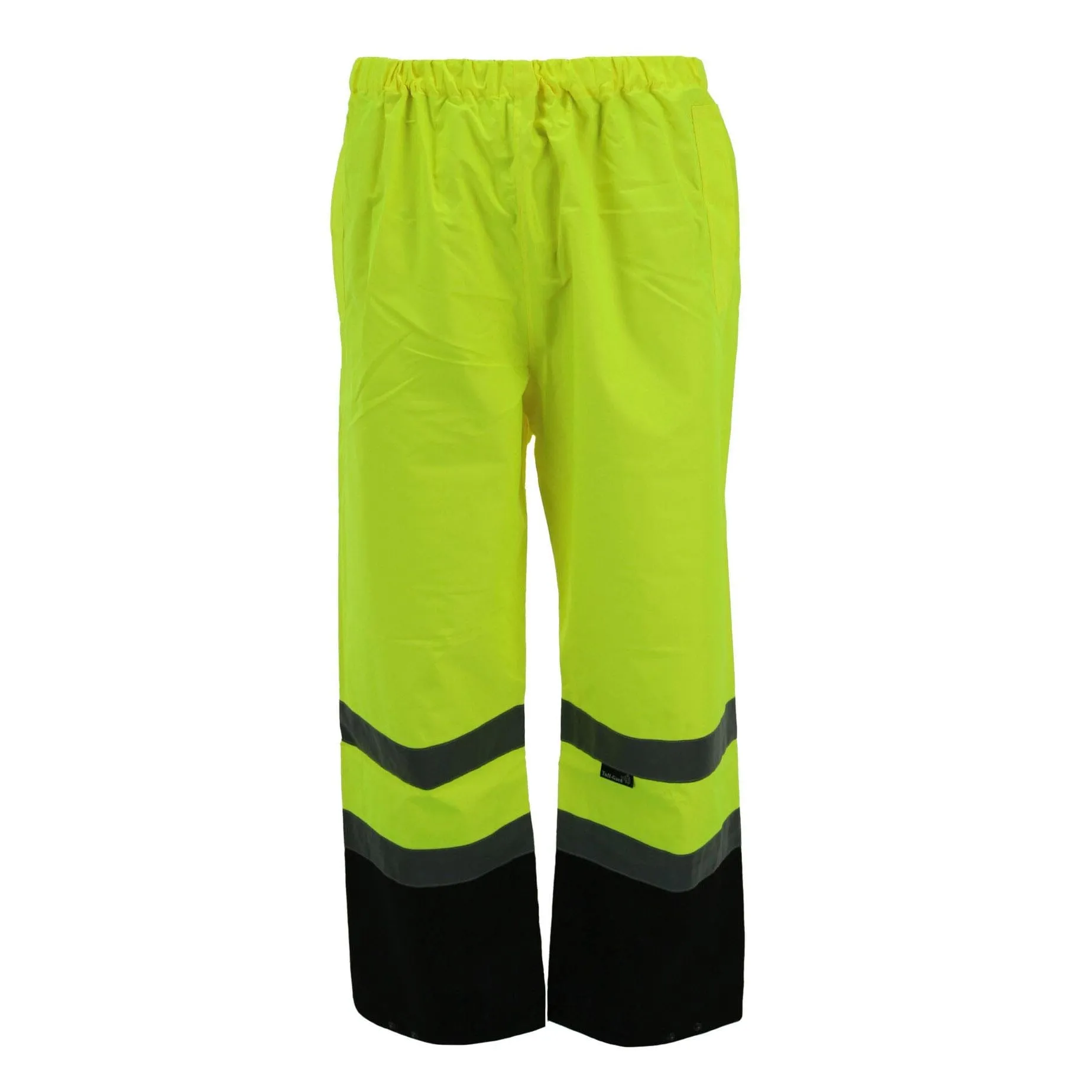 Tuff Grip Men's Fluorescent Waterproof Pants with Reflective Strips