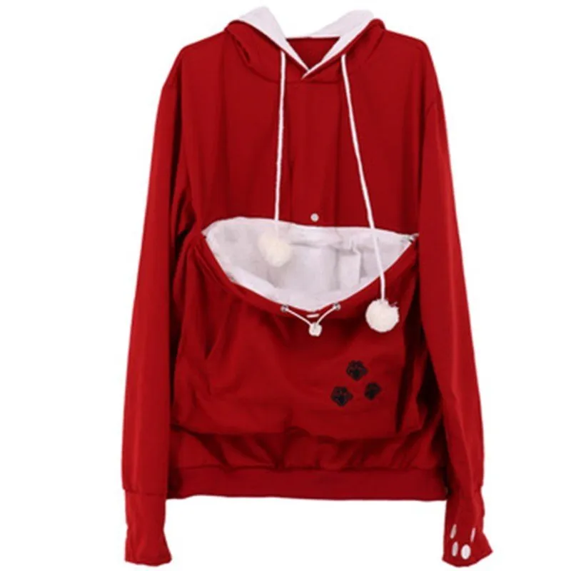 Unisex Cat Pet Large Comfortable Pouch Hoodies For Cat Lovers