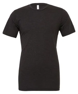 Unisex triblend crew neck t-shirt | Charcoal-Black Triblend